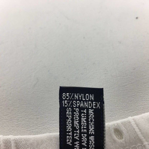 Male Power #153-53B Eyelet Detail Pouch Short, Men's Size S - White - Picture 4 of 5